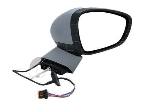 Citroen C5 2008.04.01-2012.07.31 Visszapillantó tükör jobb,elektromos  állítás,fűthető,domború,fényezendő,hőmérős ,villogós (04K5)