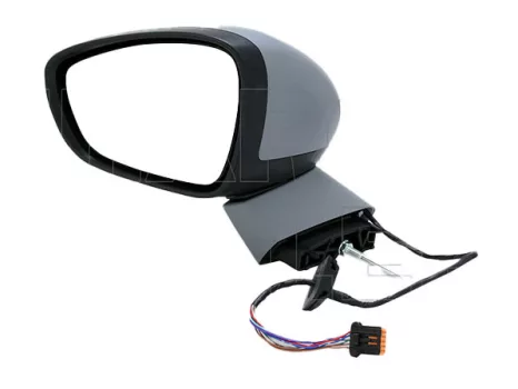 Citroen C5 2008.04.01-2012.07.31 Visszapillantó tükör bal, e.á.,fűt.,domború,fényezendő,villogós,behajtható.,memóriás. (04KA)