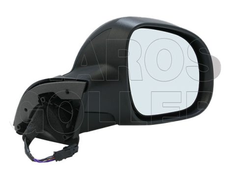 Citroen C2 2008.12.01-2010.03.01 Visszapillantó tükör jobb, elektromos  állítás, domború, fűthető, hőmérős , fényezendő (0WHK)