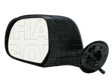 Dacia Duster 2010.02.01-2013.05.31 Visszapillantó tükör bal, bowdenes állítható fekete  (0WGV)