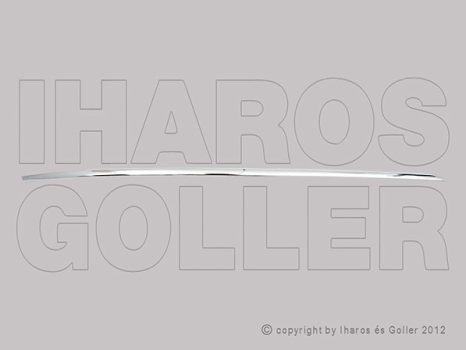 Mercedes C (W204) 2007.01.01-2016.12.31 Hátsó lökh. díszléc jobb, króm 4 a.(Eleg./Avantg.) (1BJ3)