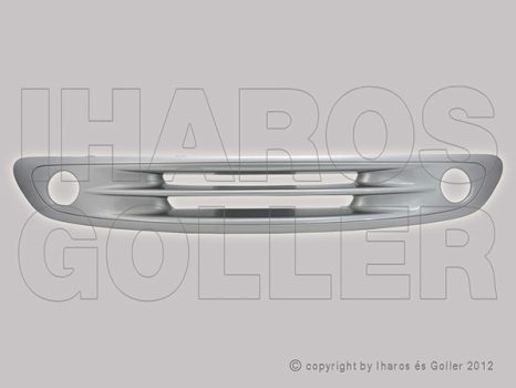 Smart ForTwo 1997.01.01-2007.02.28 Hűtődíszrács szürkére festett 02.4-ig (ködlámpás) (08T9)