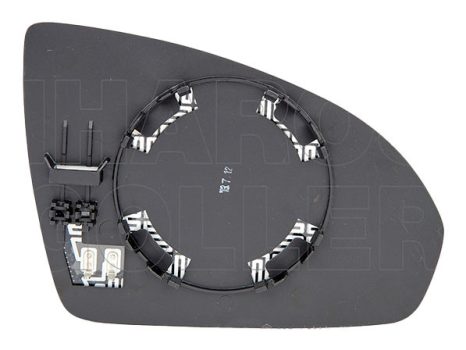 Smart ForTwo 2007.03.01-2014.11.01 Tükörlap cserélhető bal, domború, fűthető (04PG)