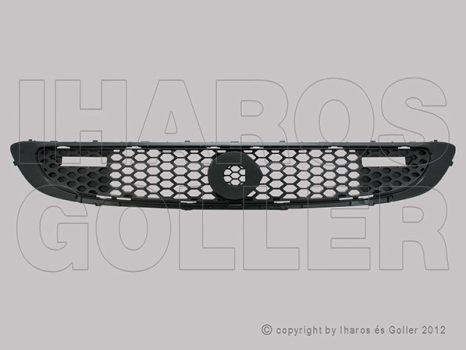 Smart ForTwo 2007.03.01-2014.11.01 Hűtődíszrács fekete (12.05-) (03LW)