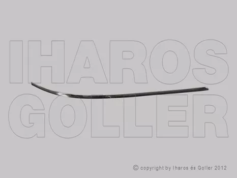 Mercedes A (W169) 2008.06.01-2012.08.31 Króm díszléc, első lökhárítóra jobb (13FI)