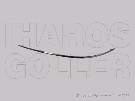 Mercedes B (W245) 2005.05.01-2008.03.31 Díszléc első lökhárítóra bal, króm (12NK)