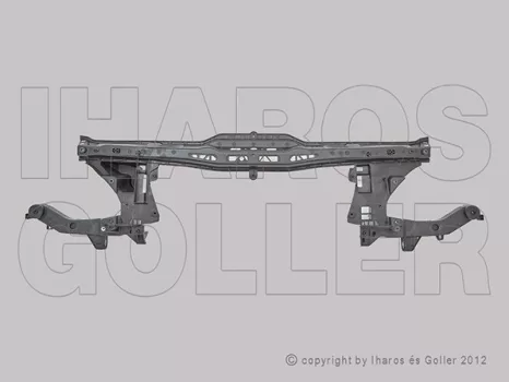 Mercedes Viano (W639) 2003.09.01-2010.10.22 Homlokfal kpl. (0PS8)