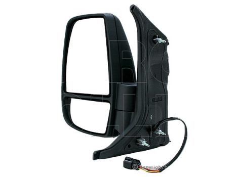 Ford Transit 2014.05.01-2019.05.19 Visszapillantó tükör bal,domború,elektromos  állítás,fehér villogós,fűth,övid k.* (1AZD)