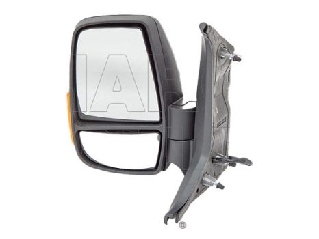 Ford Transit 2014.05.01-2019.05.19 Visszapillantó tükör bal,domború,sárga villogós,fűthető,övid k. behajtható.* (1AZH)