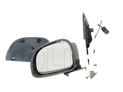 Fiat Panda 2012.01.01- Visszapillantó tükör bal, bowdenes állítható, domború, fényezendő (10TS)