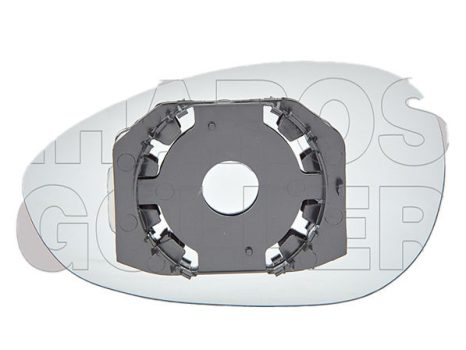 Fiat 500 2007.07.01-2015.06.30 Tükörlap cserélhető jobb, domború (04GW)