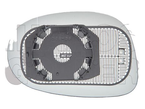 Fiat Bravo 2007.01.01- Tükörlap cserélhető bal, kék, aszférikus,fűthető (04CW)