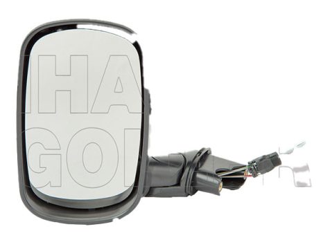 Fiat Doblo 2001.01.01-2005.09.30 Visszapillantó tükör bal, bowdenes állítható, domború (10PY)