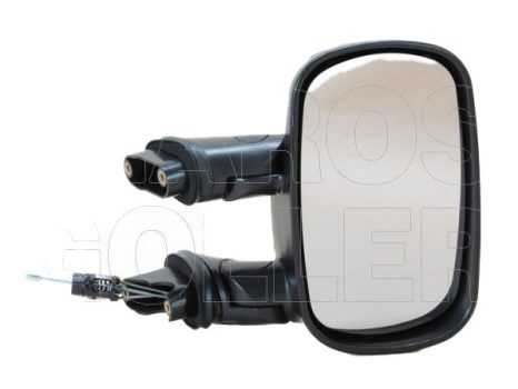 Fiat Doblo 2001.01.01-2005.09.30 Visszapillantó tükör jobb, bowdenes állítható, fényezendő (0UV3)