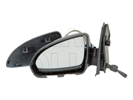 Smart ForTwo 2007.03.01-2014.11.01 Visszapillantó tükör bal, bowdenes állítás, domború, fényezendő (10YI)