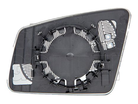 Mercedes A (W176) 2012.09.01- Tükörlap cserélhető jobb króm, aszférikus, fűthető (09LI)