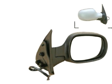 Nissan Micra (K12) 2003.01.01-2005.05.31 Visszapillantó tükör jobb, elektromos állítható,fűthető, domború, fényezendő (0H17)