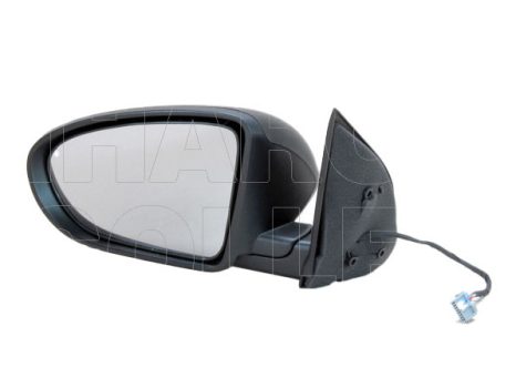 Nissan Qashqai J10 2007.03.01-2010.04.30 Visszapillantó tükör bal, elektromos  állítás, fűthető, fényez.,domború, behajthatóajt. (0ZEA)