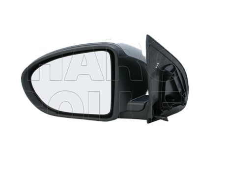 Nissan Qashqai J10 2007.03.01-2010.04.30 Visszapillantó tükör bal, elektromos  állítható, fűthető, domború,fényezendő (06CW)