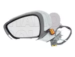   Peugeot 508 2010.01.01-2014.06.30 Visszapillantó tükör bal, domború, fűthető, villogós, elektromos behajtható., fényezendő, (14F0)