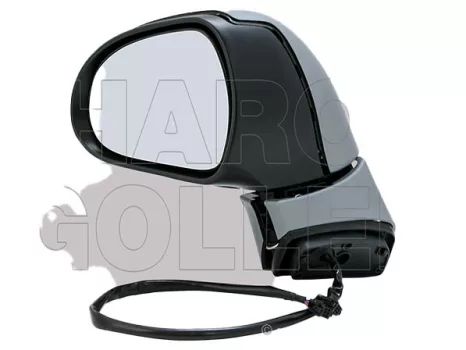 Peugeot 207 2006.06.01-2013.06.30 Visszapillantó tükör bal, elektromos  állítás,fűthető, villogós, elektromos  behajtható..fényezendő (CC) (0Z6B)