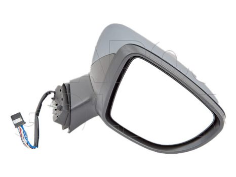 Renault Captur 2013.06.01-2016.08.30 Visszapillantó tükör jobb,elektromos  állítás,fényezendő,domború,fűthető,villogós,hőmérős  (13B3)