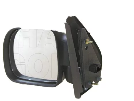 Renault Kangoo 1997.06.01-2003.02.28 Visszapillantó tükör bal elektromos  állítás, fűthető, sík, fekete (01.05-ig) (0IK1)