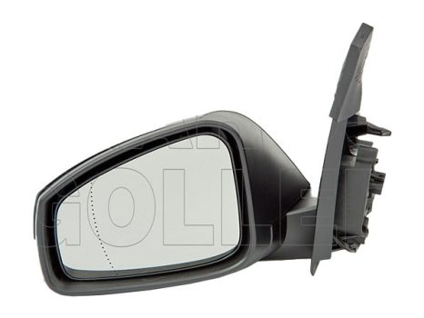 Renault Fluence 2009.10.01- Visszapillantó tükör bal, elektromos  állítható, aszférikus, fűthető, hőmérős ,villogós (111A)