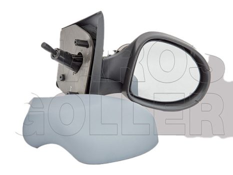 Renault Twingo 2007.08.01-2011.12.31 Visszapillantó tükör jobb, bowdenes állítás, domború, fényezendő (-10) (13BW)