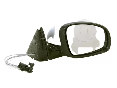 Skoda Fabia 2007.05.01-2010.03.31 Visszapillantó tükör jobb, bowdenes állítható, domború, fényezendő (0SYB)