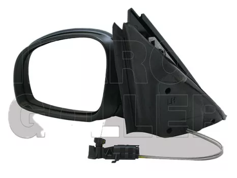 Skoda Roomster 2006.03.01-2010.03.31 Visszapillantó tükör bal, bowdenes állítható, aszférikus, fényezendő (0WDN)