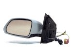   VW Polo IV 2005.04.01-2009.05.31 Visszapillantó tükör bal, bowdenesen állítható, fényezendő, aszférikus, villogó (0RPI)