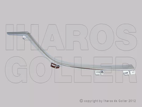 Mazda 6 2012.01.02- Króm díszléc hűtőrácsra jobb, alsó (-15) (15ZU)