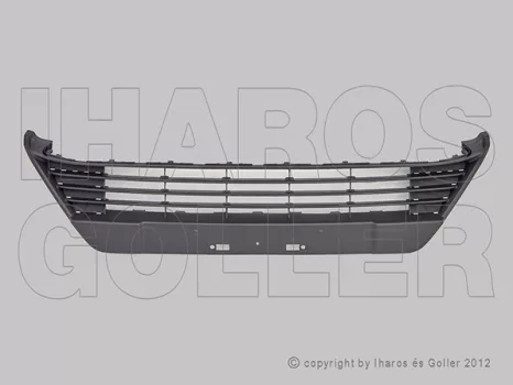 Toyota Auris 2012.09.01-2015.05.01 Rács a lökhárítóba, középső, fekete  (1K76)