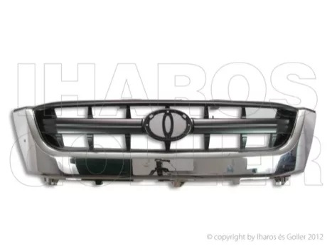 Toyota Hilux 2001.08.01-2004.12.31 Hűtődíszrács szürkére fényezett (0URS)