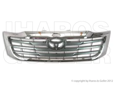 Toyota Hilux Vigo 2011.09.01- Hűtődíszrács, króm kerettel (065A)