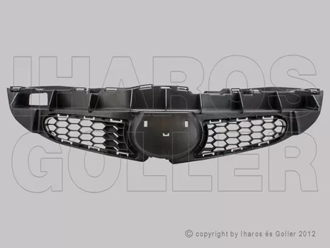 Toyota Aygo 2009.01.01-2014.04.30 Hűtődíszrács fekete (08D0)