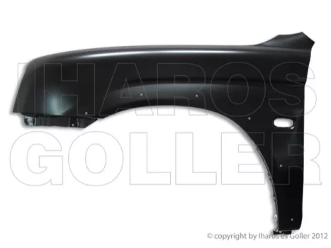 Mitsubishi L 200 (K60,70) 1996.01.01-2001.06.03 Első sárvédő bal, oldalvillogós (kerékív lyukkal) (025N)