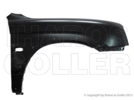 Mitsubishi L 200 (K60,70) 1996.01.01-2001.06.03 Első sárvédő jobb, oldalvillogós (kerékív lyukkal) (025P)