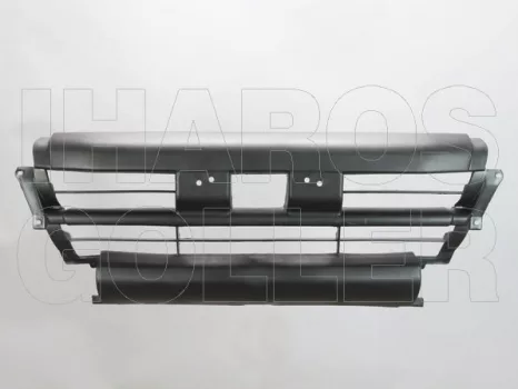 Mitsubishi L 200 (K60,70) 1996.01.01-2001.06.03 Első lökhárító középrész fekete (0T8G)