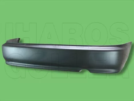 Honda Civic (6.gen) 1999.03.01-2001.01.31 Hátsó lökhárító fekete (4 ajtós) (0H82)