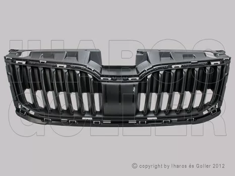 Skoda Octavia (5E) 2016.10.01-2020.06.15 Hűtődíszrács fekete (1ECW)