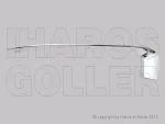   Opel Insignia 1/1 2008.09.01-2013.08.31 Első lökhárító díszléc bal, króm (1E0B)