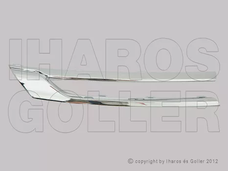 Opel Astra K/1 2015.06.01-2019.07.02 Króm díszléc hűtőrácsra jobb (1CH5)