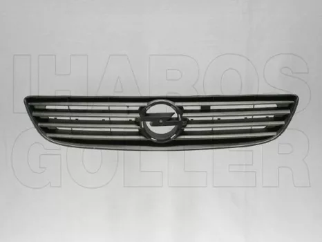 Opel Zafira 1998.09.01-2005.08.31 Hűtődíszrács fekete (03-ig) (0F15)