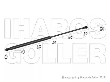 Audi A4 2001.01.01-2004.10.31 Gázrugó csomagtér ajtóhoz, (KOMBI) (09YA)