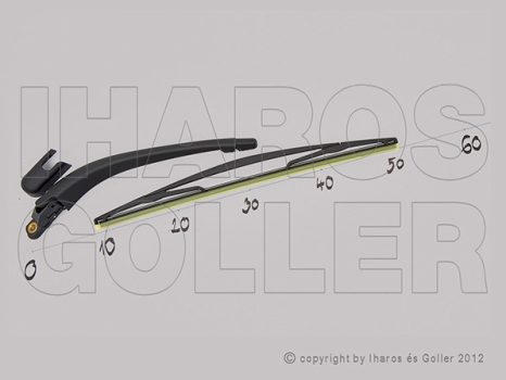 Citroen Xsara 1997.11.01-2000.10.31 Hátsó ablaktörlő kar lapáttal 410mm (128L)