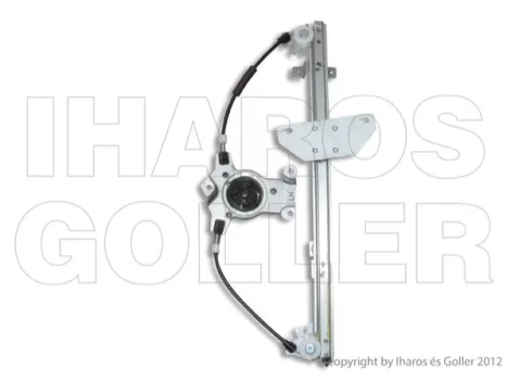 Nissan Primera (P12) 2002.03.01-2007.12.31. Ablakemelő (motor nélkül) bal hátsó (4/5 ajtós) (02V8)