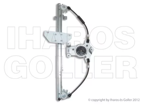 Nissan Primera (P12) 2002.03.01-2007.12.31. Ablakemelő (motor nélkül) jobb hátsó (4/5 ajtós) (02V9)