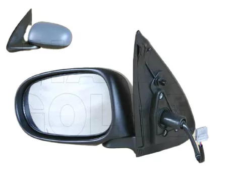 Nissan Almera (N16) 2000.05.01-2002.07.31 Visszapillantó tükör bal,elektromos állítható,aszférikus,fényezendő (0GAR)